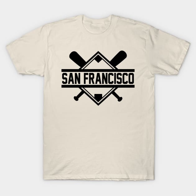 San Francisco Diamond Alternate T-Shirt by CasualGraphic
